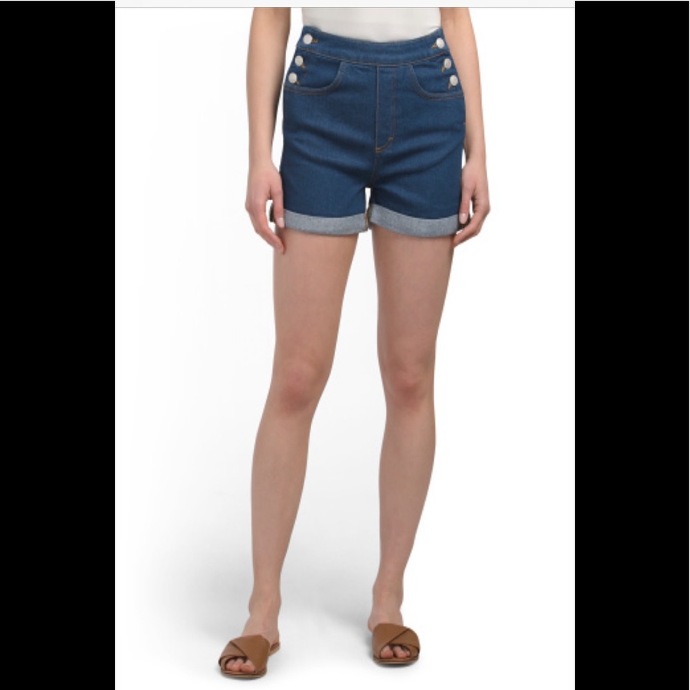New French Connection Orlina Denim Shorts Size 10